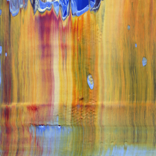 Hopscotch at Golgotha E1 is an abstract oil-on-canvas artwork, a fractal of its parent painting Hopscotch at Golgotha created by Anna Judd for the Scales Collection.
