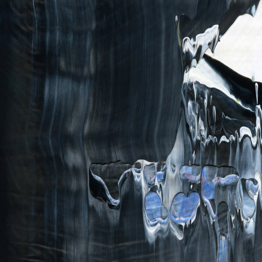 Hunting in Forbidden Dreams B1 is an abstract oil-on-canvas artwork, a fractal of its parent painting Hunting in Forbidden Dreams created by Anna Judd for the Scales Collection.