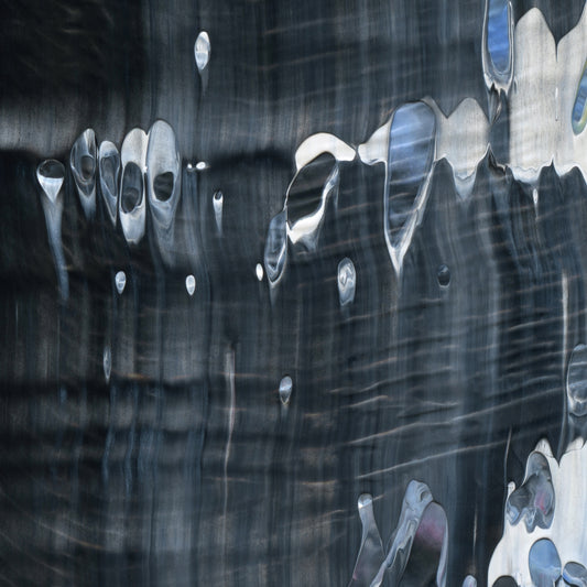 Hunting in Forbidden Dreams C1 is an abstract oil-on-canvas artwork, a fractal of its parent painting Hunting in Forbidden Dreams created by Anna Judd for the Scales Collection.