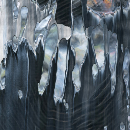 Hunting in Forbidden Dreams C3 is an abstract oil-on-canvas artwork, a fractal of its parent painting Hunting in Forbidden Dreams created by Anna Judd for the Scales Collection.