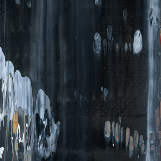 Hunting in Forbidden Dreams F4 is an abstract oil-on-canvas artwork, a fractal of its parent painting Hunting in Forbidden Dreams created by Anna Judd for the Scales Collection.