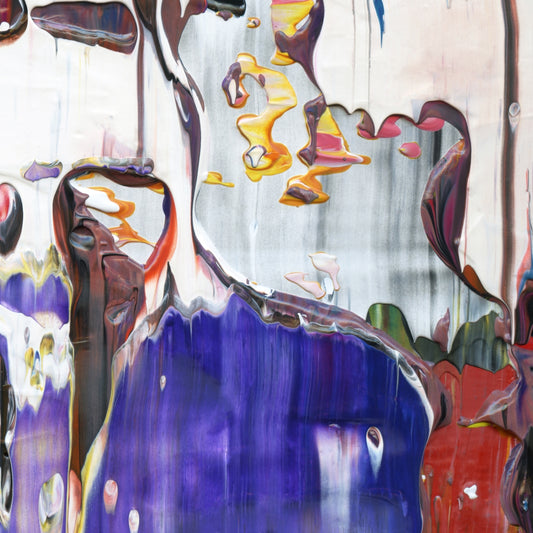 Huxley's Last Request C4 is an abstract oil-on-canvas artwork, a fractal of its parent painting Huxley's Last Request created by Anna Judd for the Scales Collection.