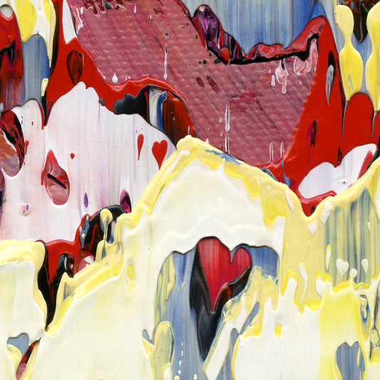 Hype Respect Hype B3 is an abstract oil-on-canvas artwork, a fractal of its parent painting Hype Respect Hype created by Anna Judd for the Scales Collection.