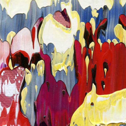 Hype Respect Hype C3 is an abstract oil-on-canvas artwork, a fractal of its parent painting Hype Respect Hype created by Anna Judd for the Scales Collection.