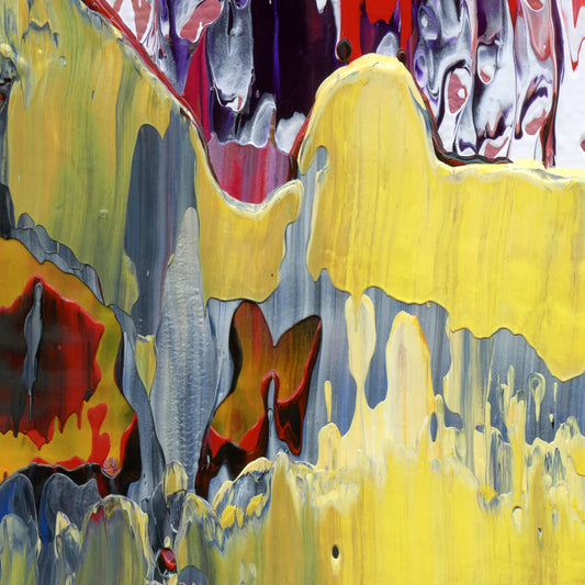 Hype Respect Hype D2 is an abstract oil-on-canvas artwork, a fractal of its parent painting Hype Respect Hype created by Anna Judd for the Scales Collection.