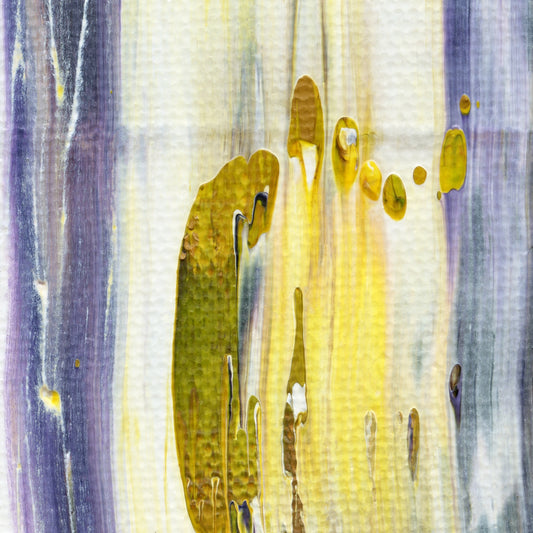 I Could Speak Again D4 is an abstract oil-on-canvas artwork, a fractal of its parent painting I Could Speak Again created by Anna Judd for the Scales Collection.