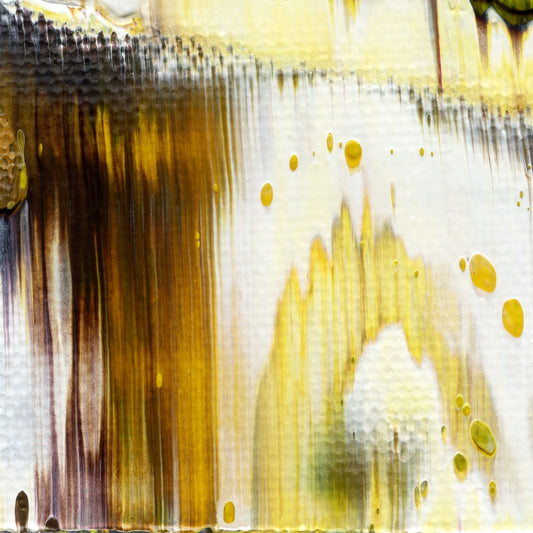 I Could Speak Again E1 is an abstract oil-on-canvas artwork, a fractal of its parent painting I Could Speak Again created by Anna Judd for the Scales Collection.