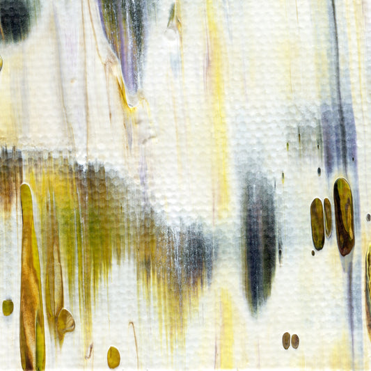 I Could Speak Again E3 is an abstract oil-on-canvas artwork, a fractal of its parent painting I Could Speak Again created by Anna Judd for the Scales Collection.