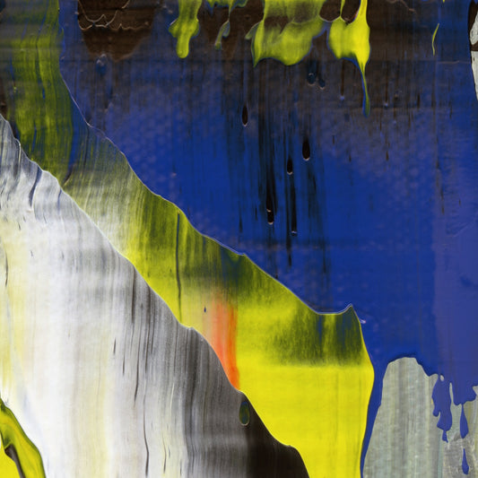 I Miss the Nineties A4 is an abstract oil-on-canvas artwork, a fractal of its parent painting I Miss the Nineties created by Anna Judd for the Scales Collection.