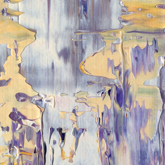 I Woke Up Like This C2 is an abstract oil-on-canvas artwork, a fractal of its parent painting I Woke Up Like This created by Anna Judd for the Scales Collection.