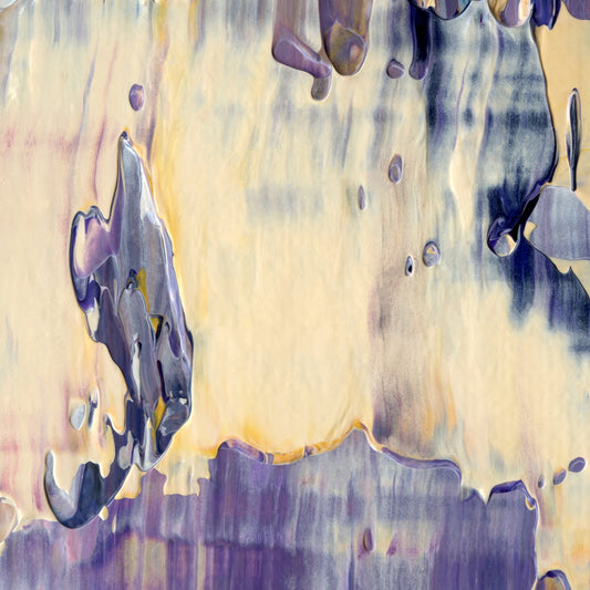 I Woke Up Like This F1 is an abstract oil-on-canvas artwork, a fractal of its parent painting I Woke Up Like This created by Anna Judd for the Scales Collection.