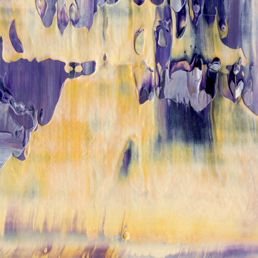 I Woke Up Like This G2 is an abstract oil-on-canvas artwork, a fractal of its parent painting I Woke Up Like This created by Anna Judd for the Scales Collection.