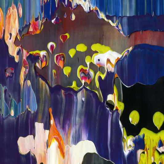 I'm OK You're OK A2 is an abstract oil-on-canvas artwork, a fractal of its parent painting I'm OK You're OK created by Anna Judd for the Scales Collection.