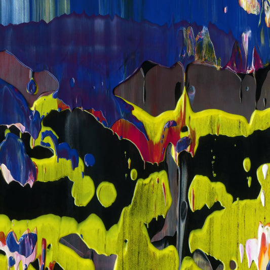 I'm OK You're OK A3 is an abstract oil-on-canvas artwork, a fractal of its parent painting I'm OK You're OK created by Anna Judd for the Scales Collection.