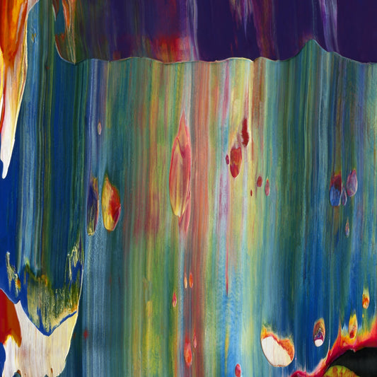 I'm OK You're OK B1 is an abstract oil-on-canvas artwork, a fractal of its parent painting I'm OK You're OK created by Anna Judd for the Scales Collection.