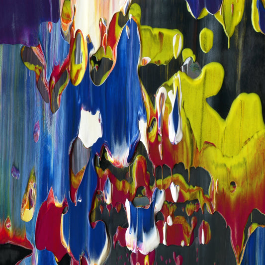 I'm OK You're OK B2 is an abstract oil-on-canvas artwork, a fractal of its parent painting I'm OK You're OK created by Anna Judd for the Scales Collection.