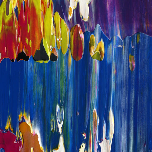 I'm OK You're OK B4 is an abstract oil-on-canvas artwork, a fractal of its parent painting I'm OK You're OK created by Anna Judd for the Scales Collection.