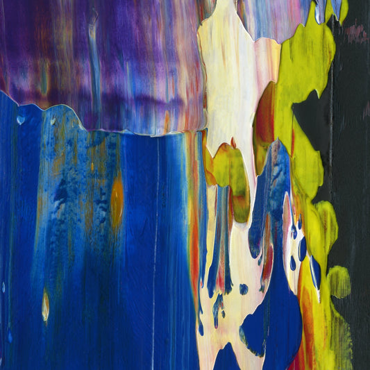 I'm OK You're OK B5 is an abstract oil-on-canvas artwork, a fractal of its parent painting I'm OK You're OK created by Anna Judd for the Scales Collection.