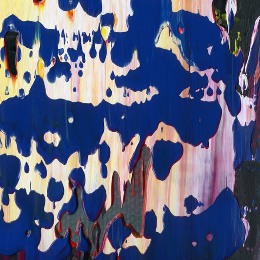 I'm OK You're OK D5 is an abstract oil-on-canvas artwork, a fractal of its parent painting I'm OK You're OK created by Anna Judd for the Scales Collection.
