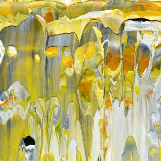 Immaculate Vibration A2 is an abstract oil-on-canvas artwork, a fractal of its parent painting Immaculate Vibration created by Anna Judd for the Scales Collection.
