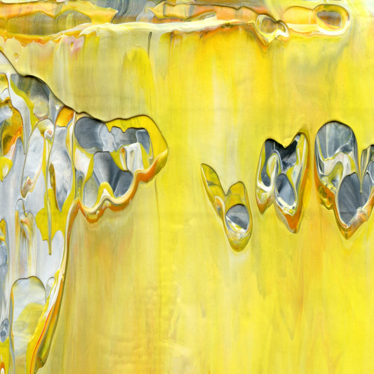 Immaculate Vibration A3 is an abstract oil-on-canvas artwork, a fractal of its parent painting Immaculate Vibration created by Anna Judd for the Scales Collection.