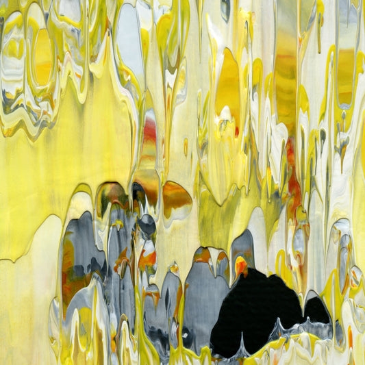 Immaculate Vibration B2 is an abstract oil-on-canvas artwork, a fractal of its parent painting Immaculate Vibration created by Anna Judd for the Scales Collection.