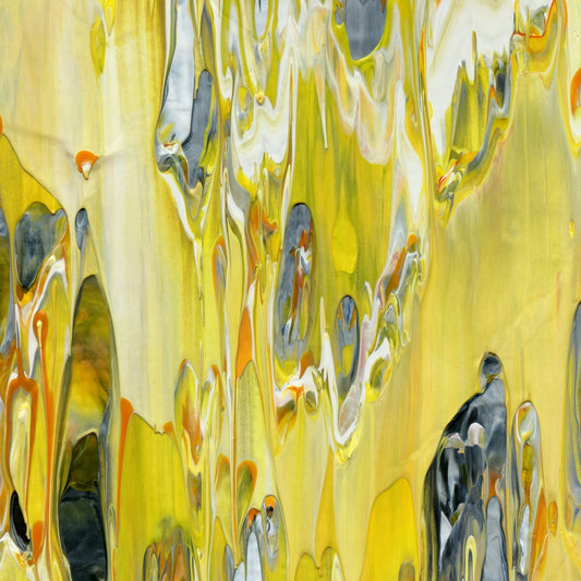 Immaculate Vibration C2 is an abstract oil-on-canvas artwork, a fractal of its parent painting Immaculate Vibration created by Anna Judd for the Scales Collection.
