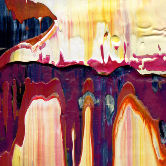Imminent Collapse C1 is an abstract oil-on-canvas artwork, a fractal of its parent painting Imminent Collapse created by Anna Judd for the Scales Collection.