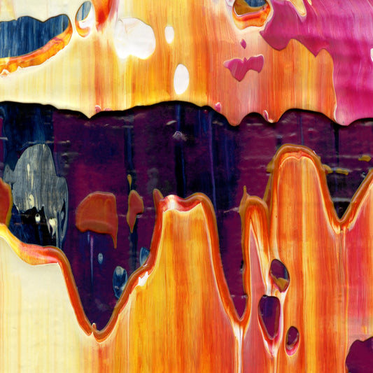 Imminent Collapse C3 is an abstract oil-on-canvas artwork, a fractal of its parent painting Imminent Collapse created by Anna Judd for the Scales Collection.