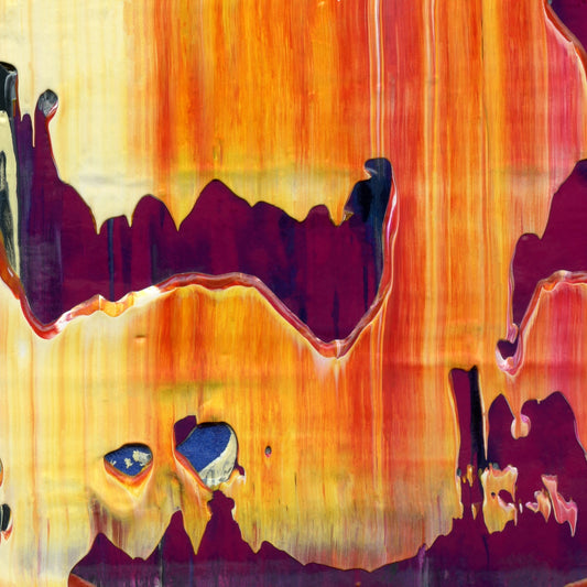 Imminent Collapse D3 is an abstract oil-on-canvas artwork, a fractal of its parent painting Imminent Collapse created by Anna Judd for the Scales Collection.