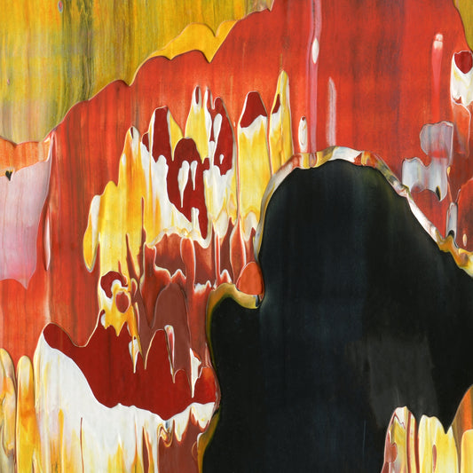 Immortal Decay B3 is an abstract oil-on-canvas artwork, a fractal of its parent painting Immortal Decay created by Anna Judd for the Scales Collection.