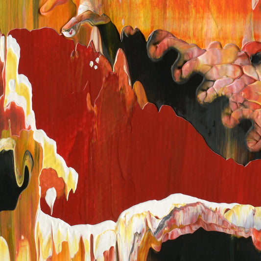 Immortal Decay B4 is an abstract oil-on-canvas artwork, a fractal of its parent painting Immortal Decay created by Anna Judd for the Scales Collection.