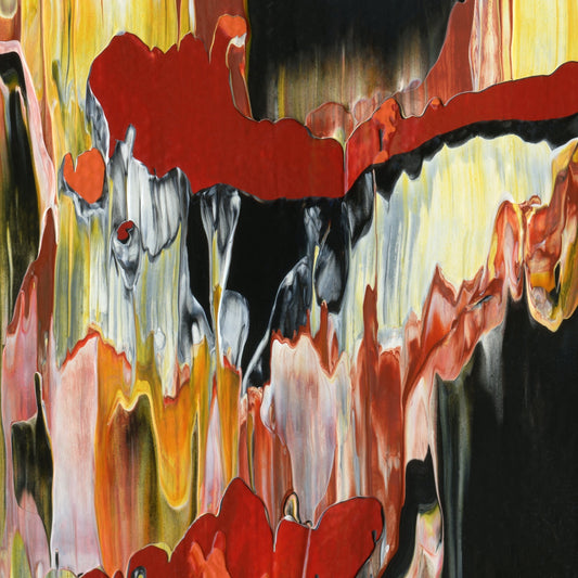 Immortal Decay C3 is an abstract oil-on-canvas artwork, a fractal of its parent painting Immortal Decay created by Anna Judd for the Scales Collection.