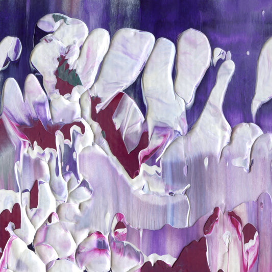 Immortal Iris A2 is an abstract oil-on-canvas artwork, a fractal of its parent painting Immortal Iris created by Anna Judd for the Scales Collection.