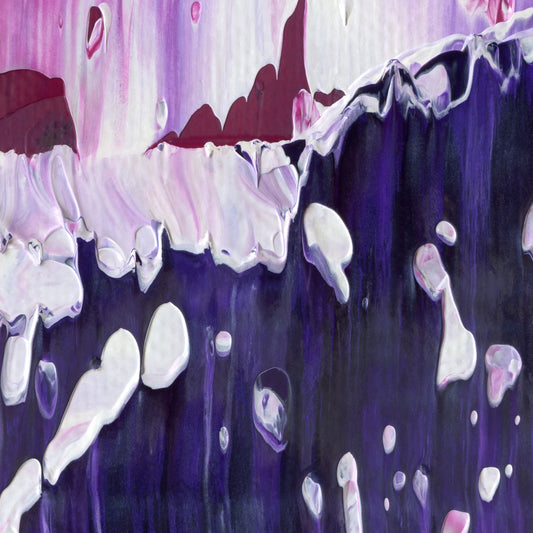 Immortal Iris B3 is an abstract oil-on-canvas artwork, a fractal of its parent painting Immortal Iris created by Anna Judd for the Scales Collection.