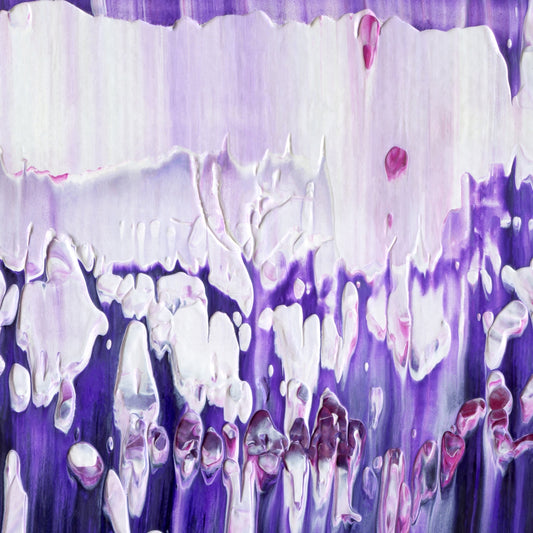 Immortal Iris D3 is an abstract oil-on-canvas artwork, a fractal of its parent painting Immortal Iris created by Anna Judd for the Scales Collection.