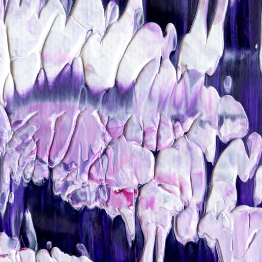 Immortal Iris E2 is an abstract oil-on-canvas artwork, a fractal of its parent painting Immortal Iris created by Anna Judd for the Scales Collection.