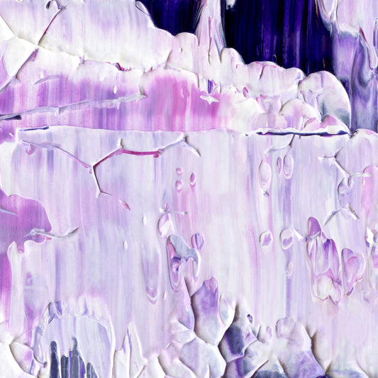 Immortal Iris F2 is an abstract oil-on-canvas artwork, a fractal of its parent painting Immortal Iris created by Anna Judd for the Scales Collection.