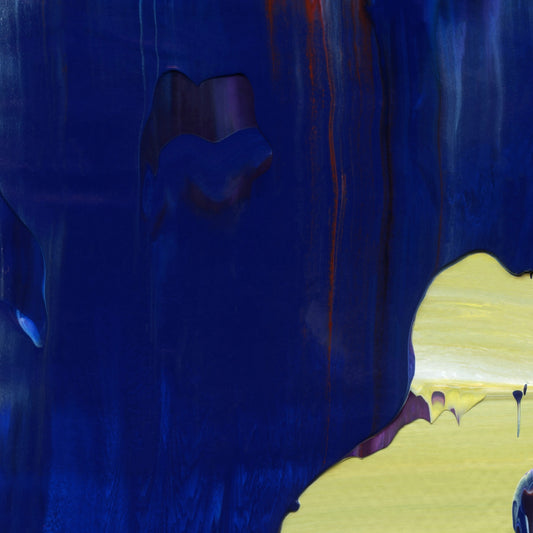Imperceptible Descent A1 is an abstract oil-on-canvas artwork, a fractal of its parent painting Imperceptible Descent created by Anna Judd for the Scales Collection.
