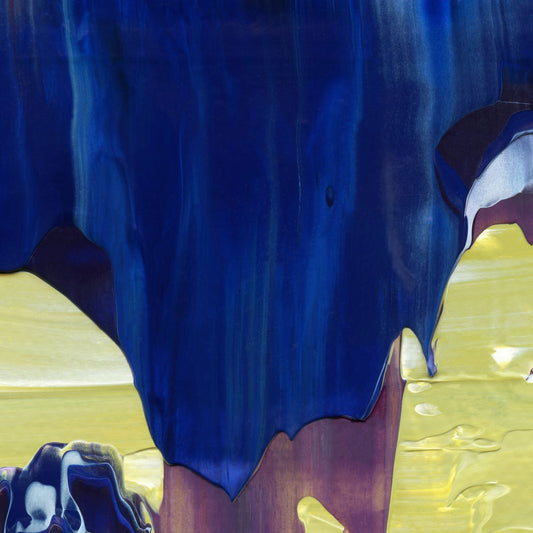 Imperceptible Descent A2 is an abstract oil-on-canvas artwork, a fractal of its parent painting Imperceptible Descent created by Anna Judd for the Scales Collection.