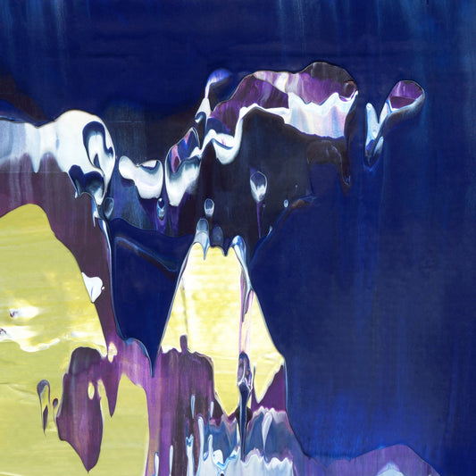 Imperceptible Descent A3 is an abstract oil-on-canvas artwork, a fractal of its parent painting Imperceptible Descent created by Anna Judd for the Scales Collection.