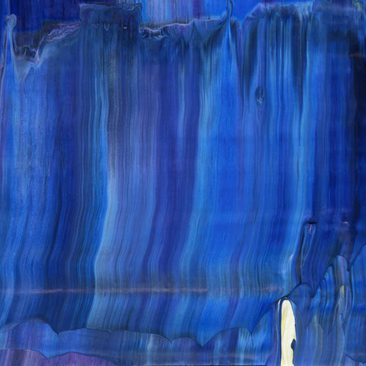 Imperceptible Descent E4 is an abstract oil-on-canvas artwork, a fractal of its parent painting Imperceptible Descent created by Anna Judd for the Scales Collection.