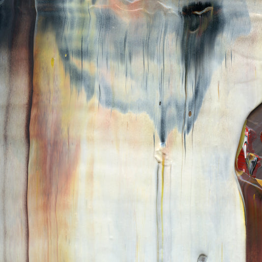 Indeterminate Entropy A1 is an abstract oil-on-canvas artwork, a fractal of its parent painting Indeterminate Entropy created by Anna Judd for the Scales Collection.