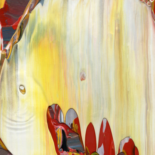 Indeterminate Entropy C3 is an abstract oil-on-canvas artwork, a fractal of its parent painting Indeterminate Entropy created by Anna Judd for the Scales Collection.