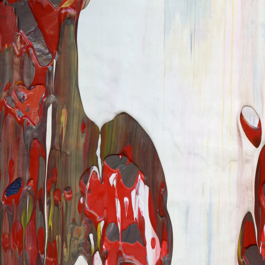 Indeterminate Entropy D1 is an abstract oil-on-canvas artwork, a fractal of its parent painting Indeterminate Entropy created by Anna Judd for the Scales Collection.