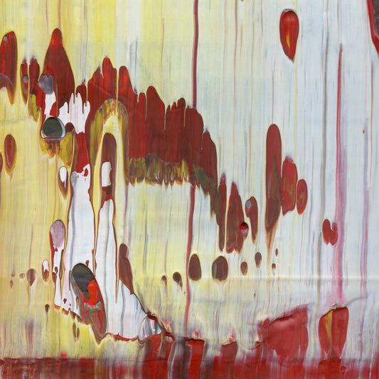 Indeterminate Entropy E4 is an abstract oil-on-canvas artwork, a fractal of its parent painting Indeterminate Entropy created by Anna Judd for the Scales Collection.