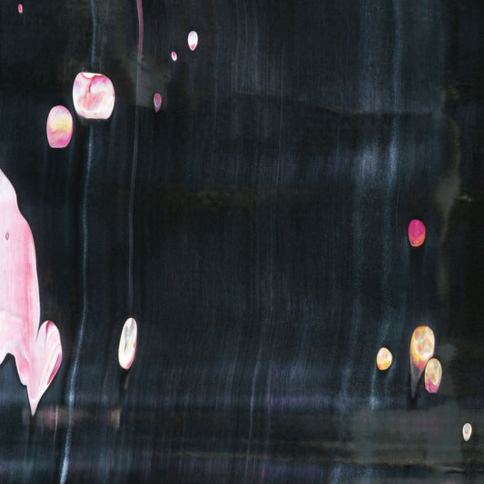 Infinite Abacus B4 is an abstract oil-on-canvas artwork, a fractal of its parent painting Infinite Abacus created by Anna Judd for the Scales Collection.