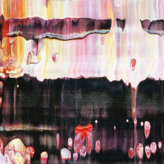 Infinite Abacus E3 is an abstract oil-on-canvas artwork, a fractal of its parent painting Infinite Abacus created by Anna Judd for the Scales Collection.