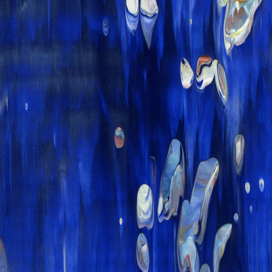 Inscrutable Pebbles B3 is an abstract oil-on-canvas artwork, a fractal of its parent painting Inscrutable Pebbles created by Anna Judd for the Scales Collection.