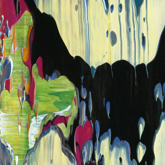 Insufficient Utterance B1 is an abstract oil-on-canvas artwork, a fractal of its parent painting Insufficient Utterance created by Anna Judd for the Scales Collection.